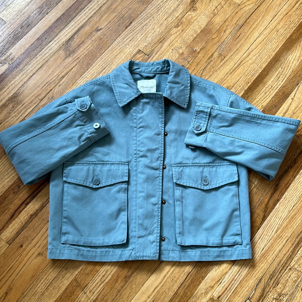 Madewell Cropped Chore Jacket Size Small